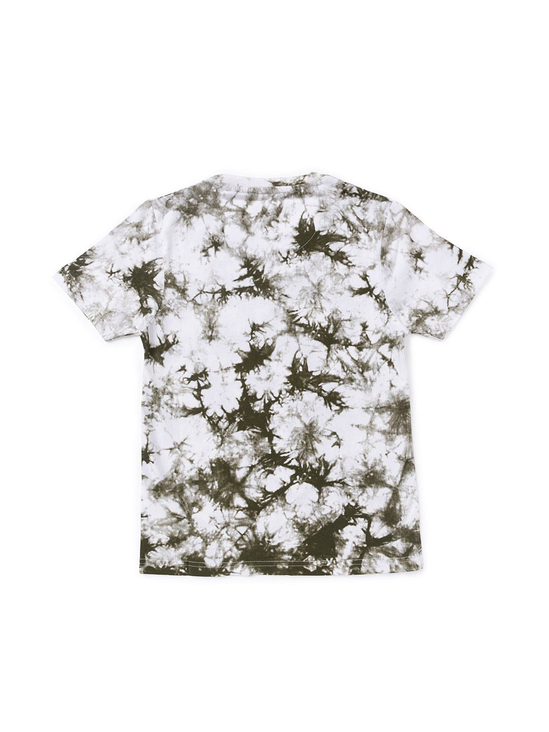 

Status Quo Boys White & Green Printed Regular Fit T-shirt