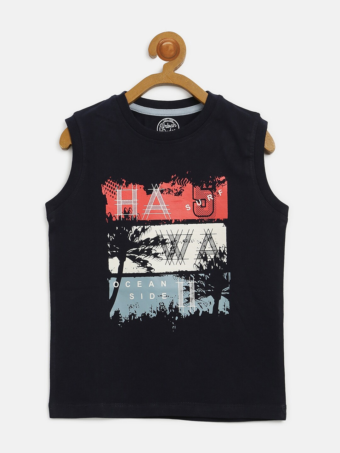 

V2 Value & Variety Boys Black Printed T-shirt