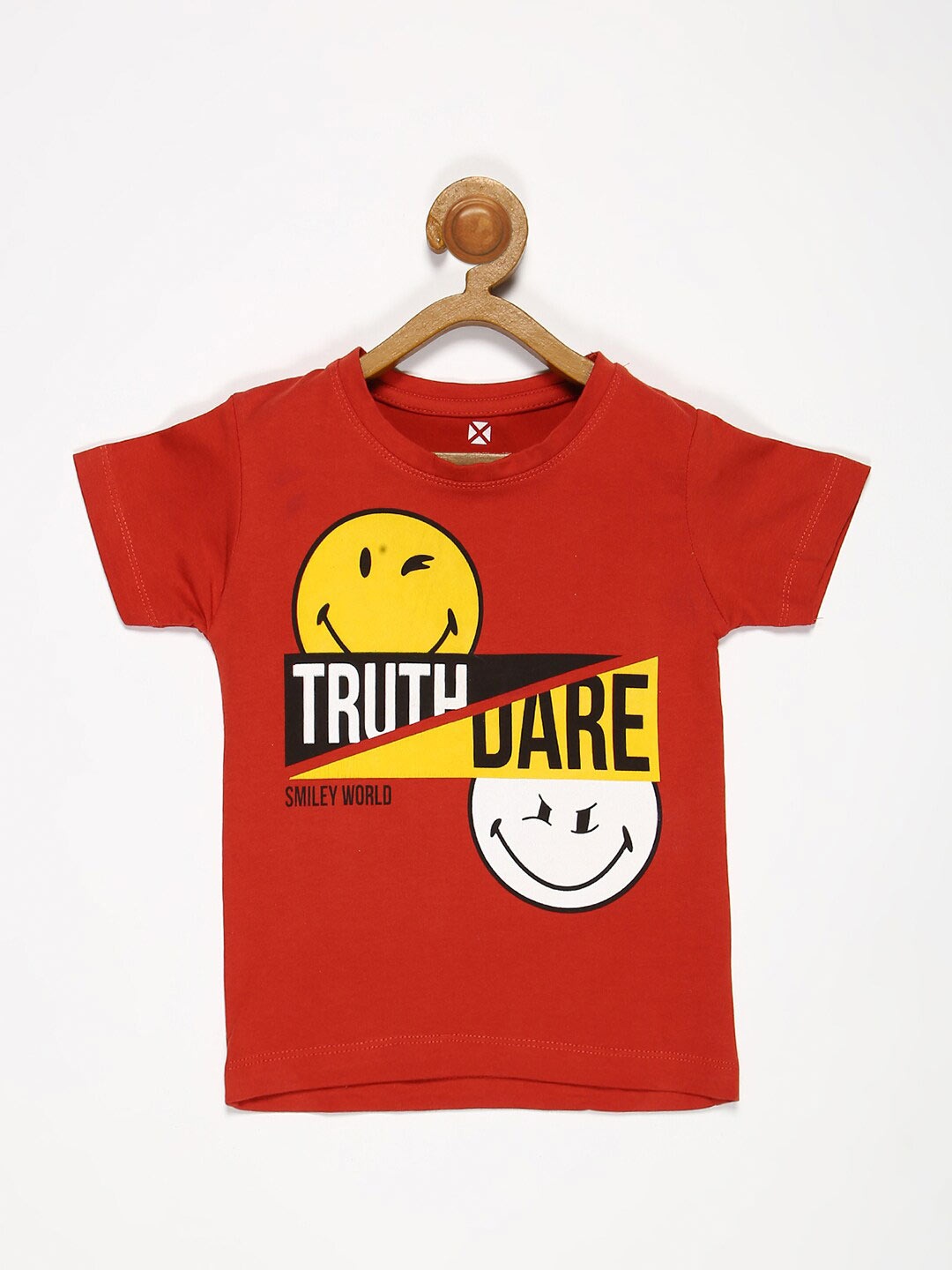 

V2 Value & Variety Boys Red Printed Regular Fit T-shirt