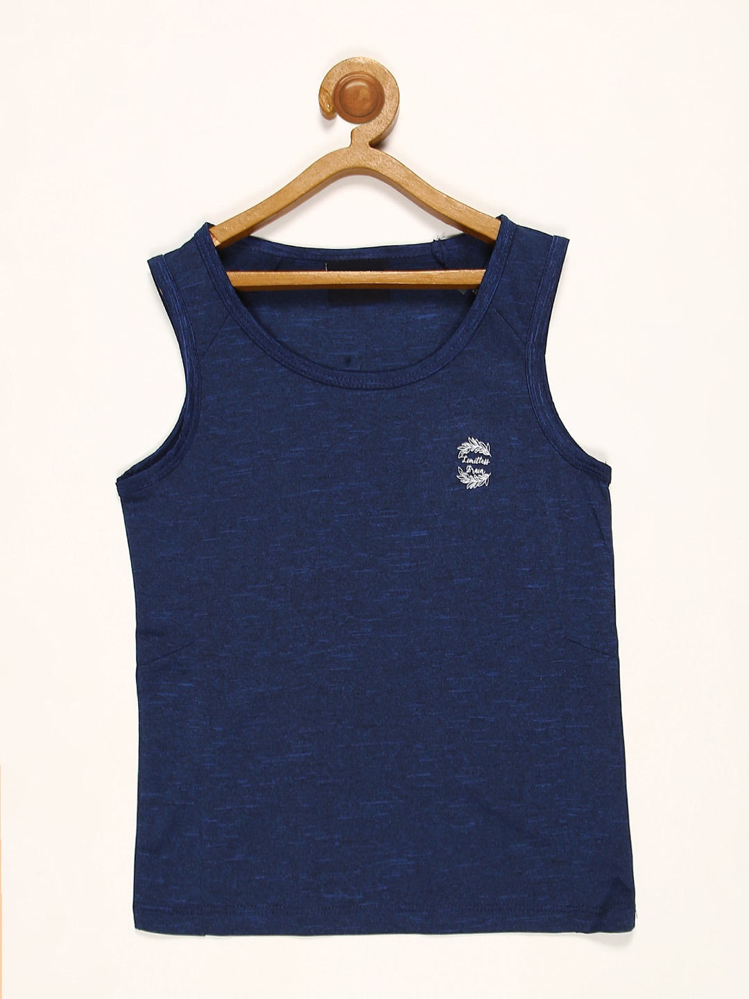 

V2 Value & Variety Boys Blue Solid Regular Fit T-shirt