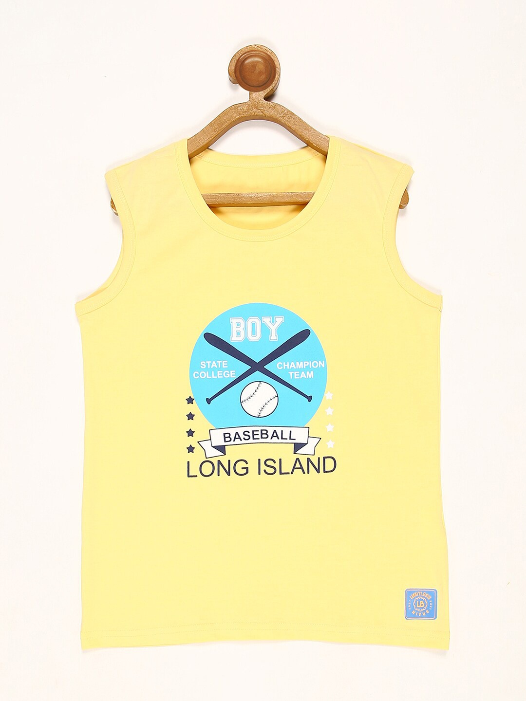 

V2 Value & Variety Boys Yellow Applique T-shirt
