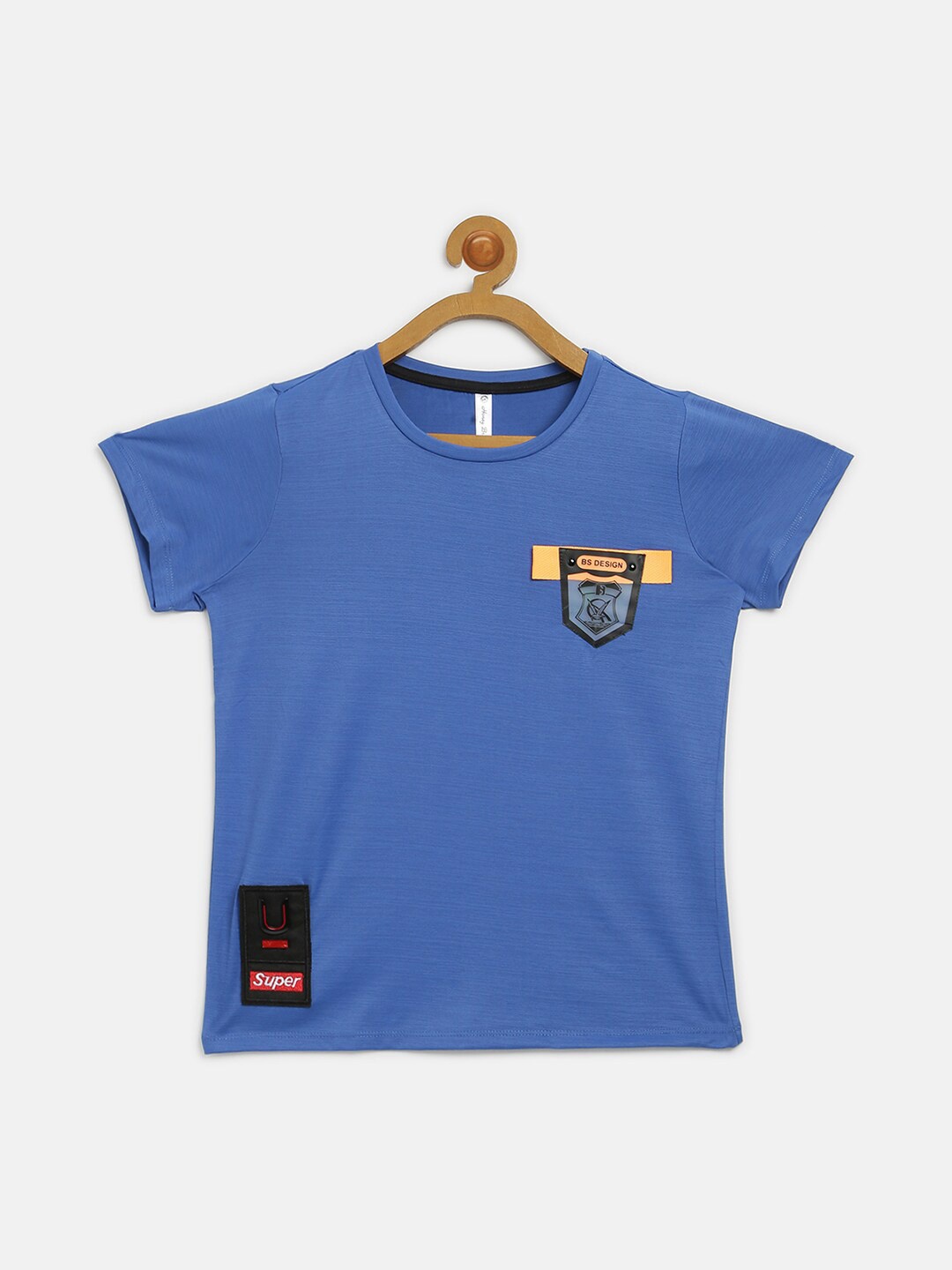 

V2 Value & Variety Boys Blue Applique T-shirt
