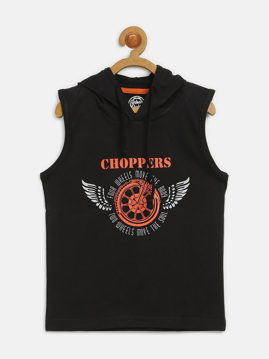 

V2 Value & Variety Boys Black Printed Applique T-shirt