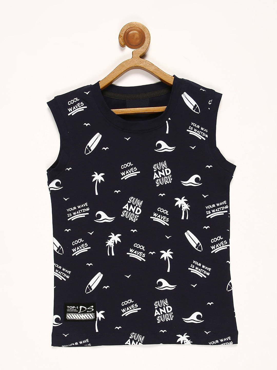 

V2 Value & Variety Boys Blue Printed T-shirt