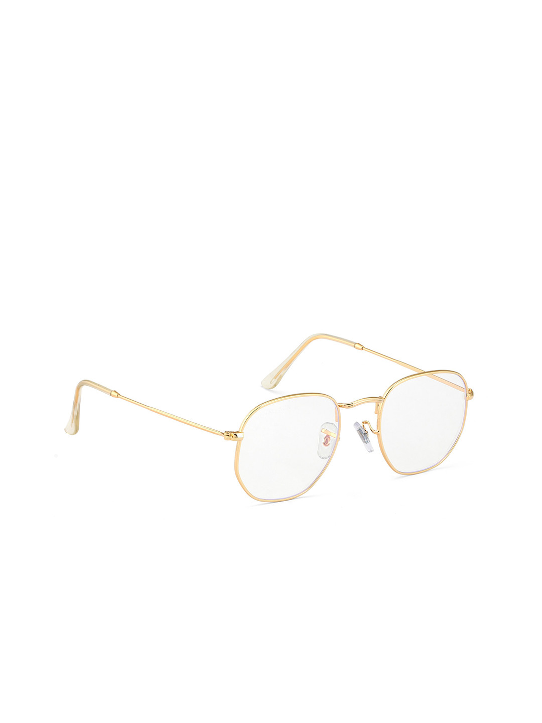 

ROYAL SON Unisex Gold-Toned Full Rim Round Frames
