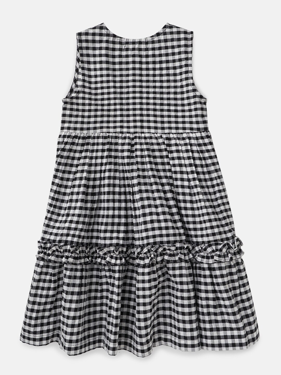 

Angel & Rocket Black Checked A-Line Dress