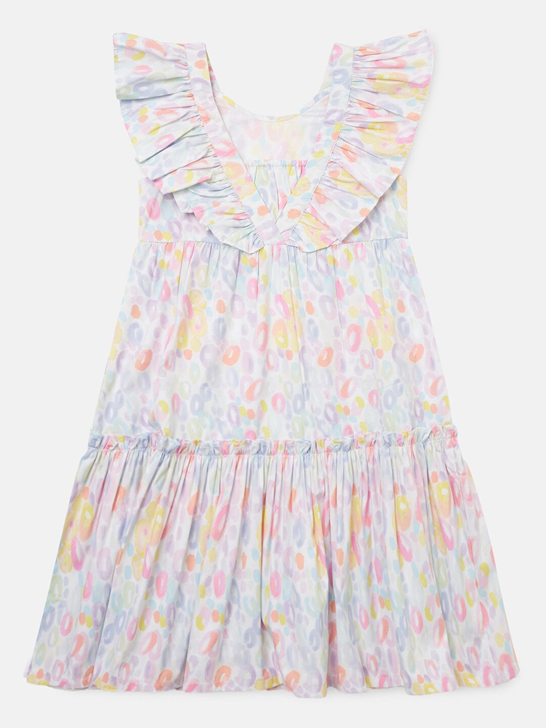

Angel & Rocket Multicoloured Floral A-Line Dress, Multi