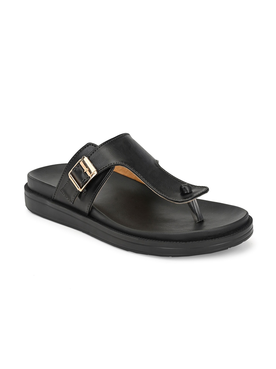 

Eego Italy Men Black Comfort Sandals