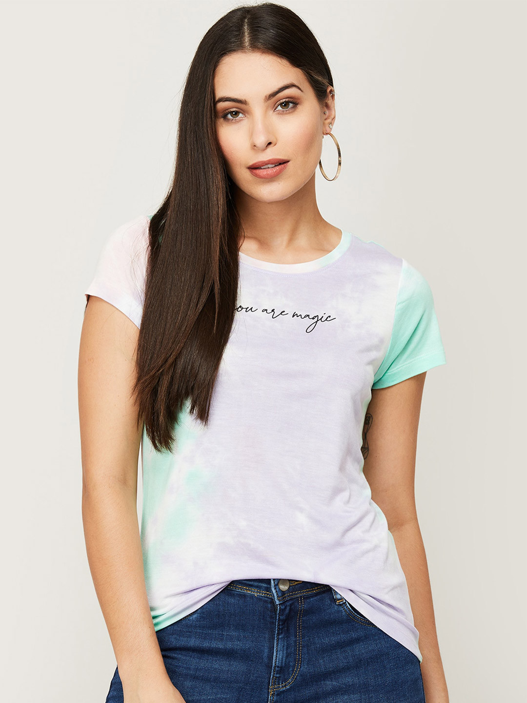 

Fame Forever by Lifestyle Women White Printed Top