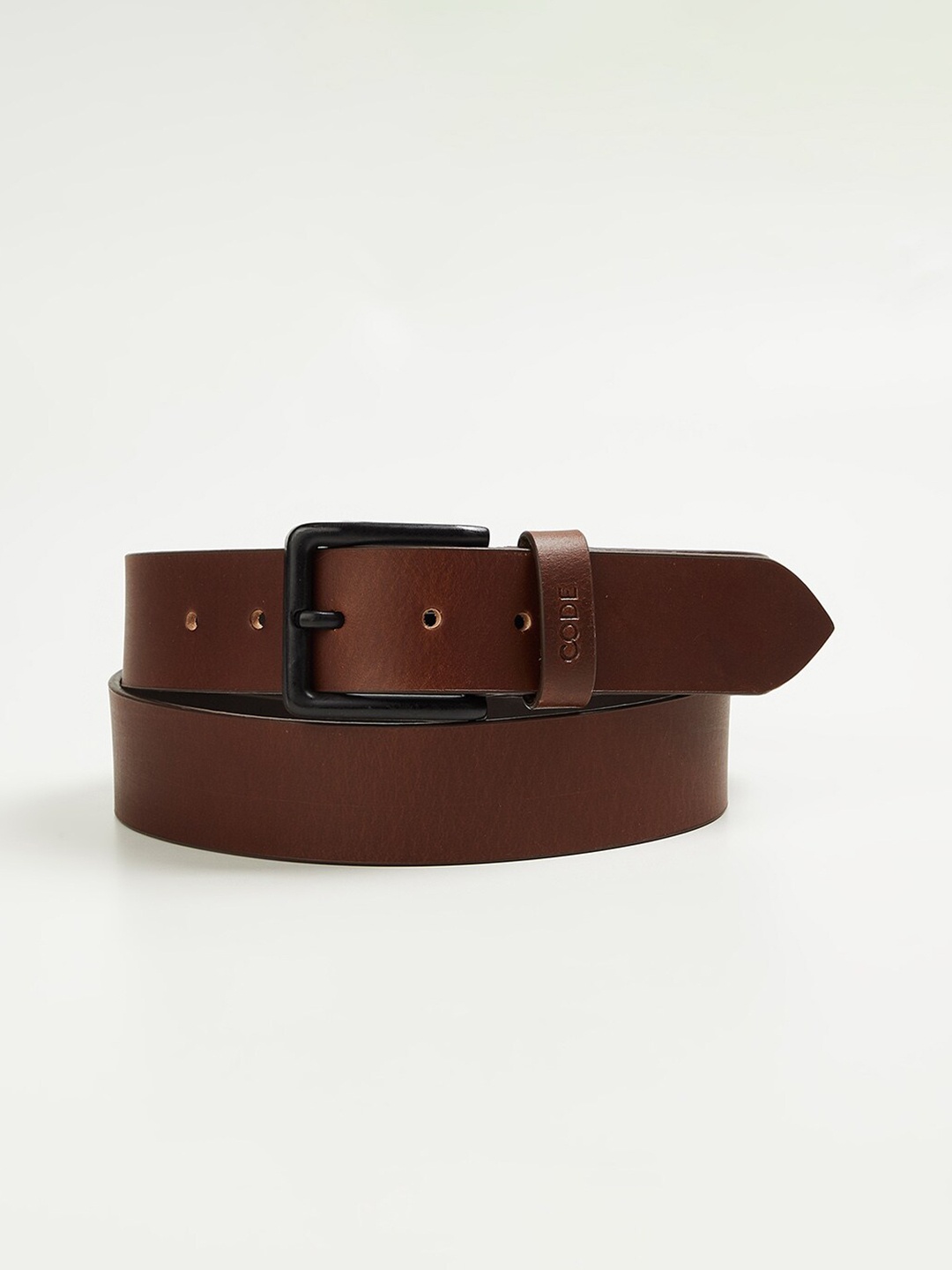 

CODE by Lifestyle Men Brown Leather Belt