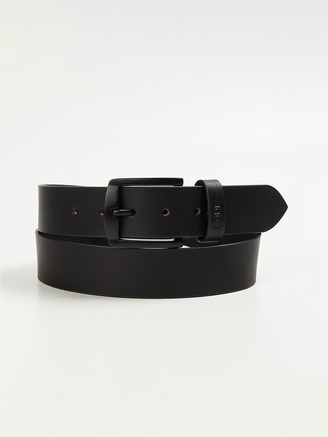 

CODE by Lifestyle Men Black Leather Belt