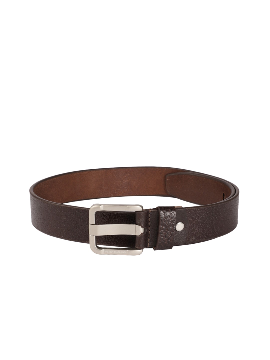 

Peter England Men Brown PU Formal Belt