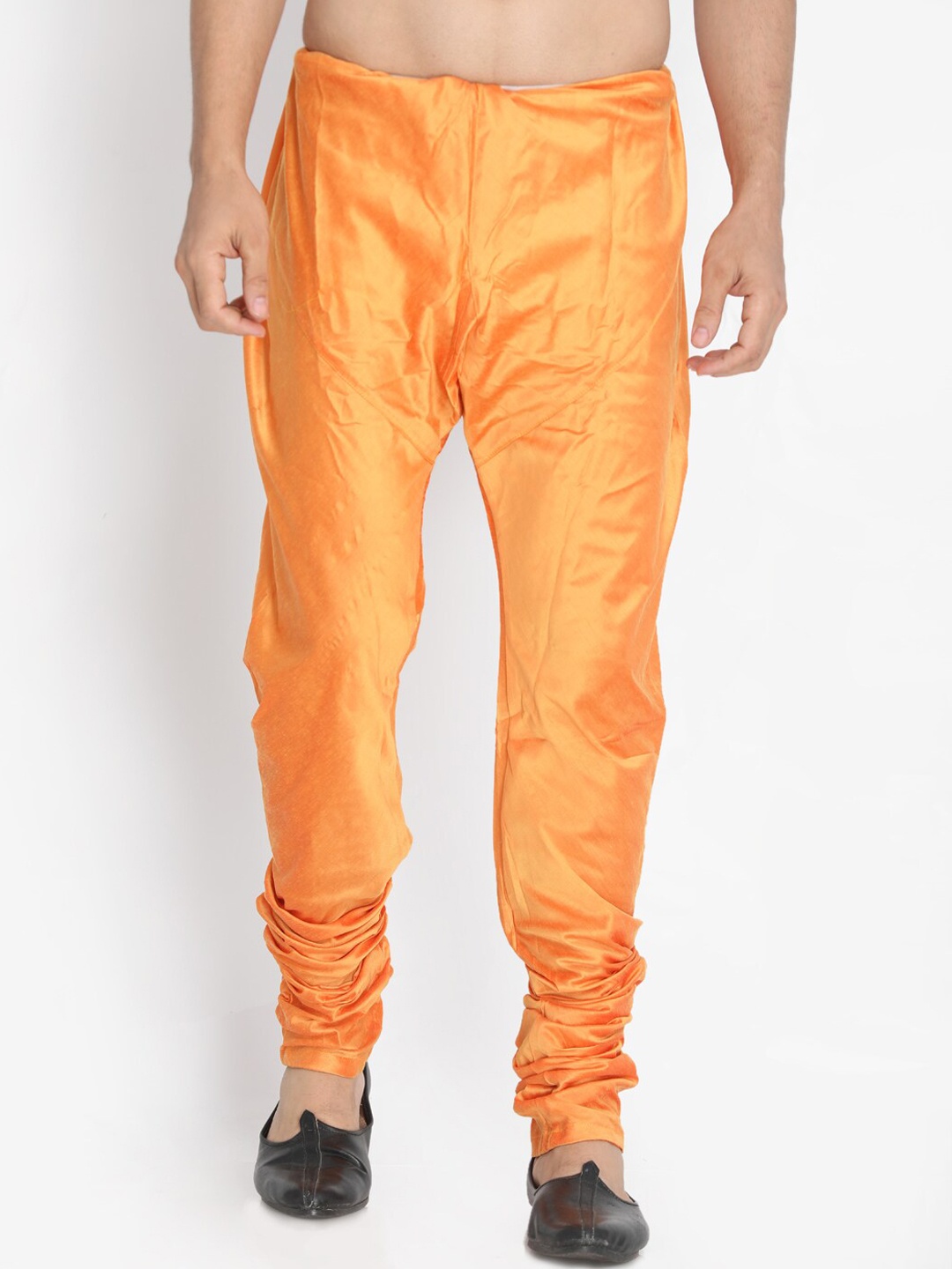

VASTRAMAY Men Orange Churidar