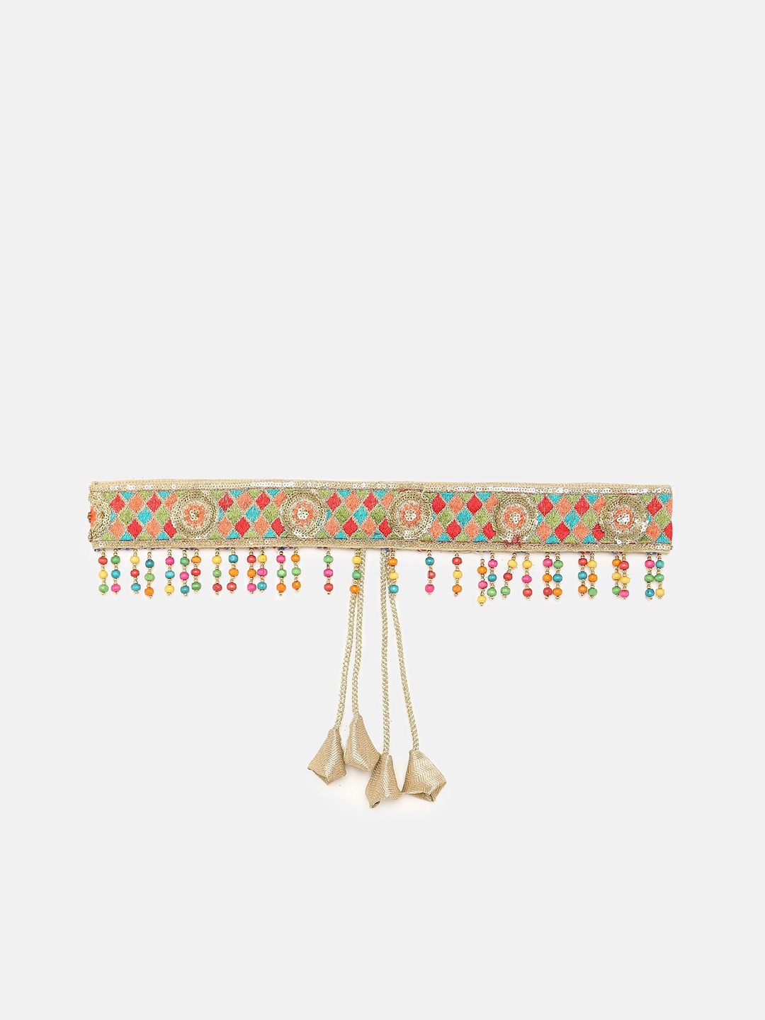 

SALWAR STUDIO Women Red Embellished Ethnic Belt