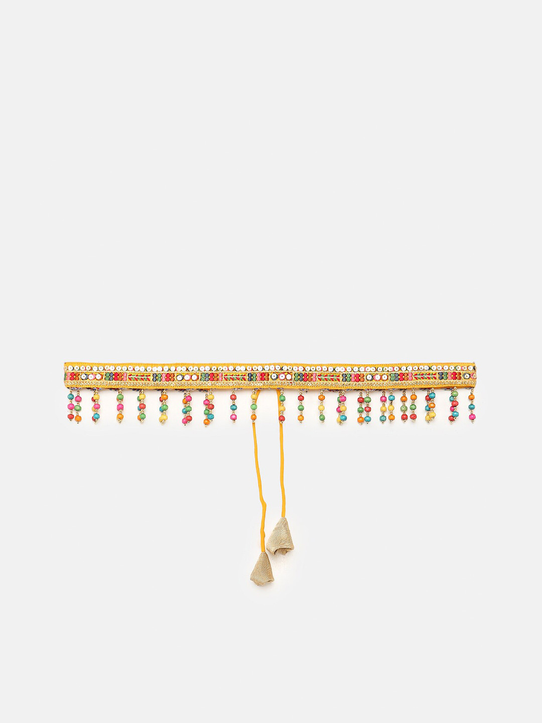 

SALWAR STUDIO Women Yellow Embellished Belt
