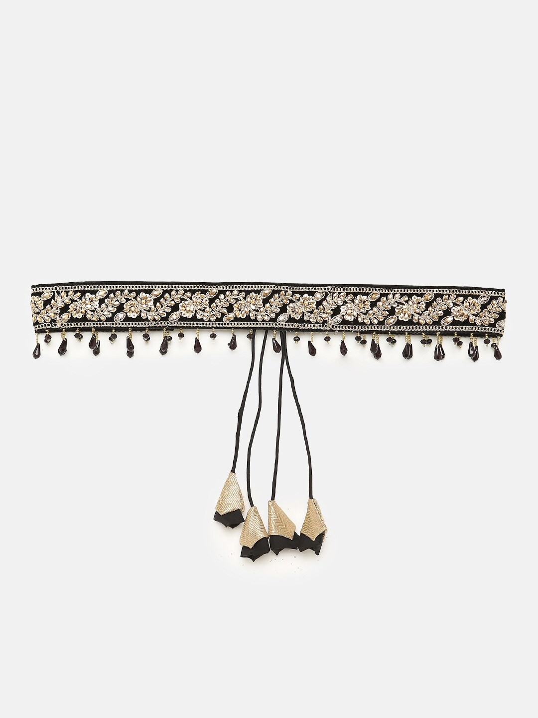 

SALWAR STUDIO Women Black Embellished Belt