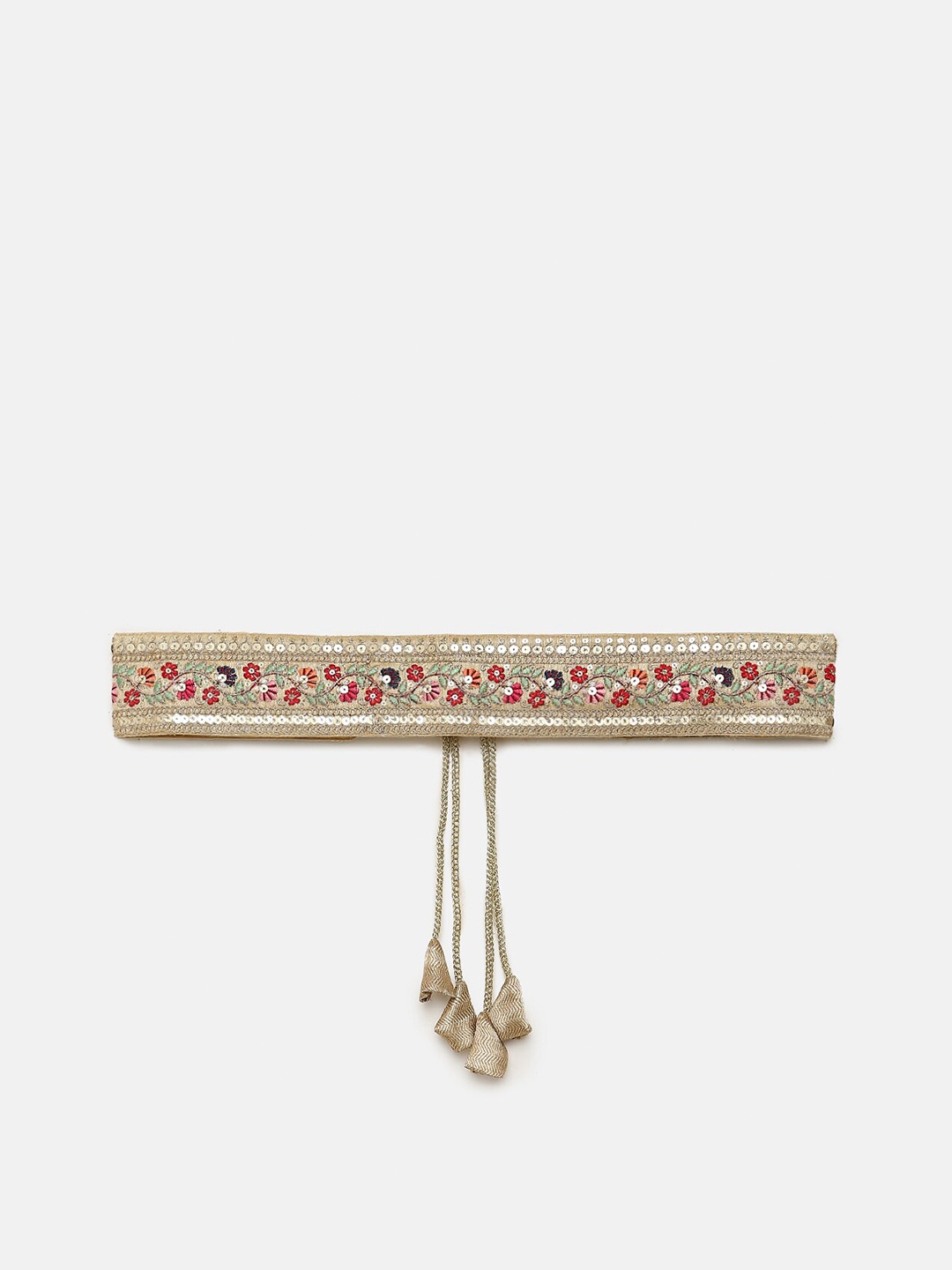 

SALWAR STUDIO Women Beige Embellished Belt