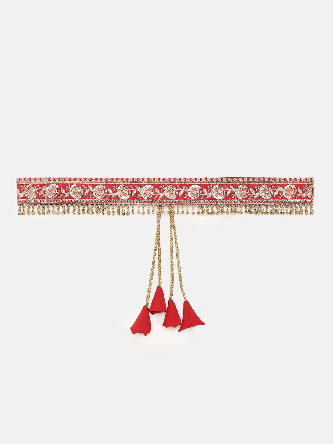 

SALWAR STUDIO Women Red Embellished Belt