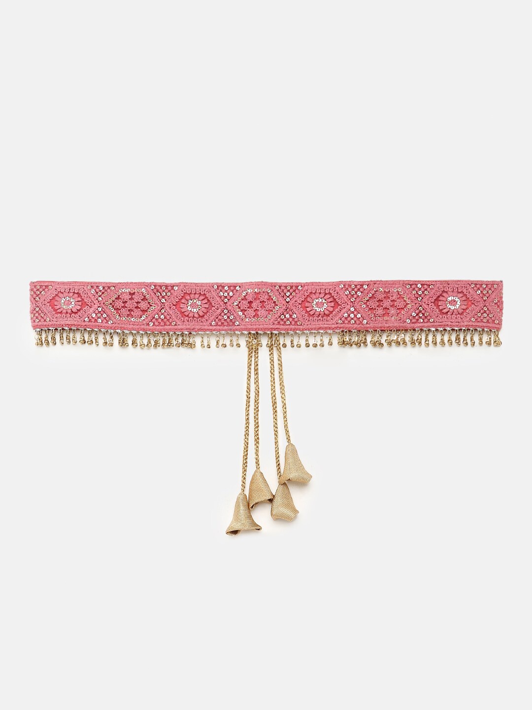 

SALWAR STUDIO Women Pink Embellished Belt