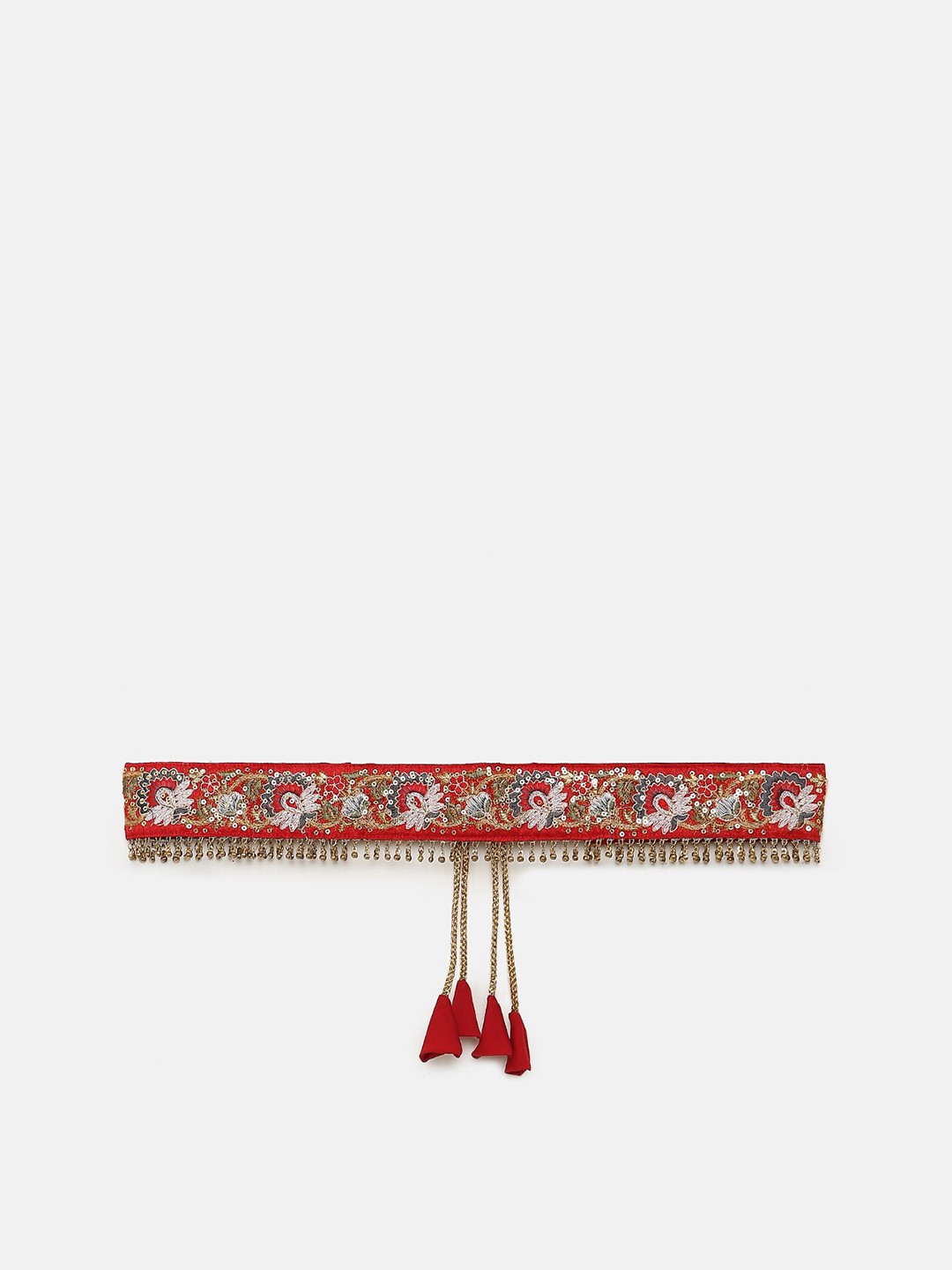 

SALWAR STUDIO Women Red Embellished Ethnic Belt