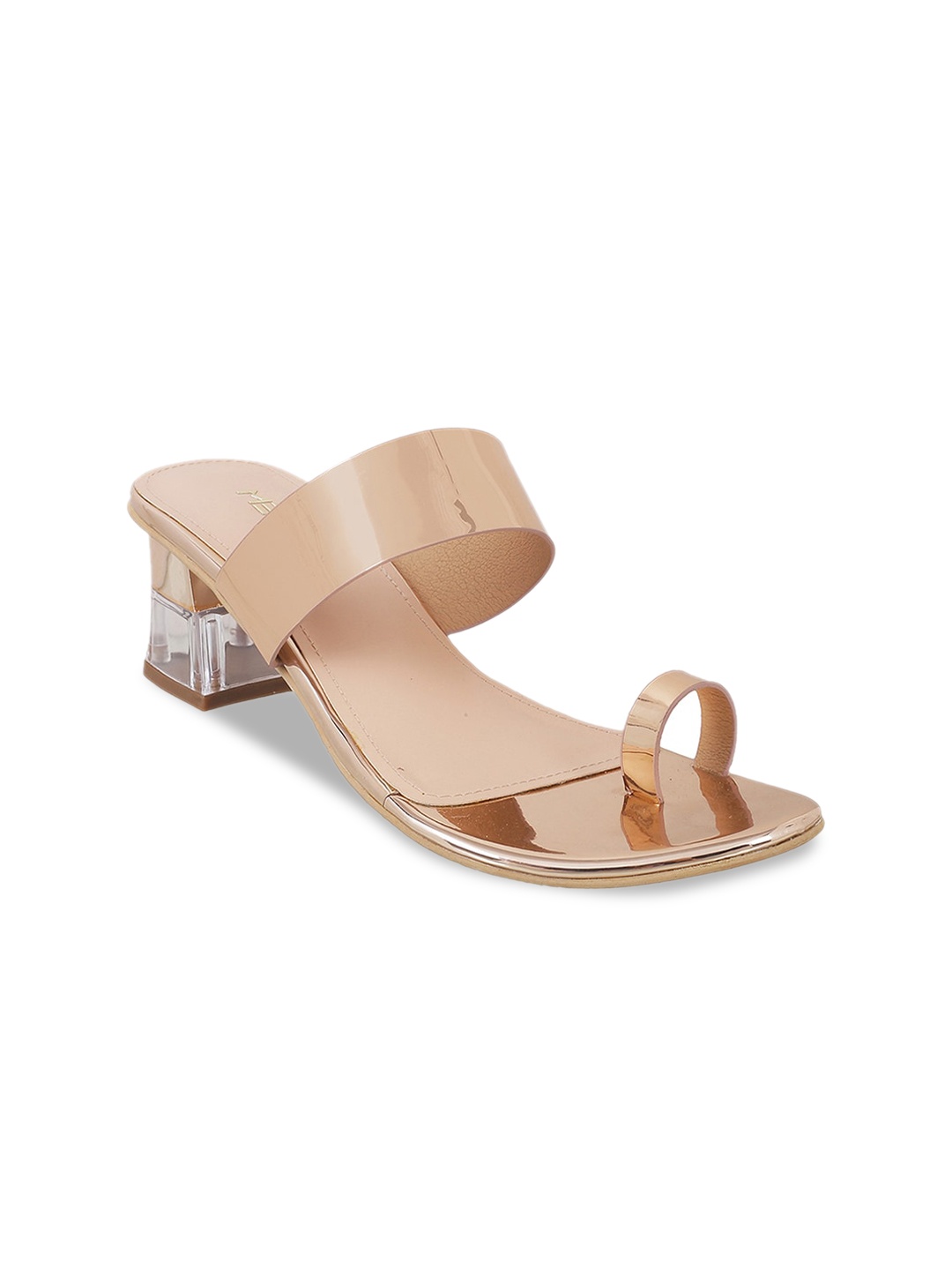 

Metro Tan Block Sandals