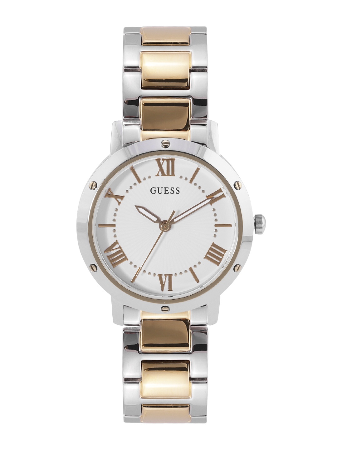 

GUESS Women DAWN Bracelet Style Straps Analogue Watch GW0404L2, White