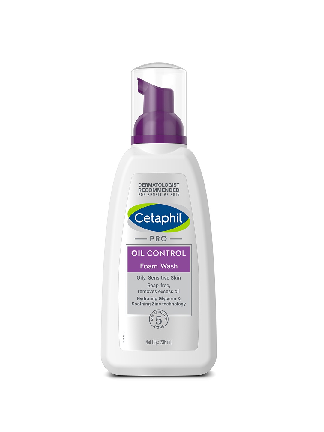 

Cetaphil PRO Oil Control Foam Face Wash for Acne & Oily Prone Skin - 236 ml, White