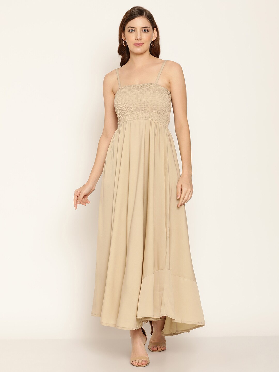 

Aawari Cream-Coloured Maxi Dress
