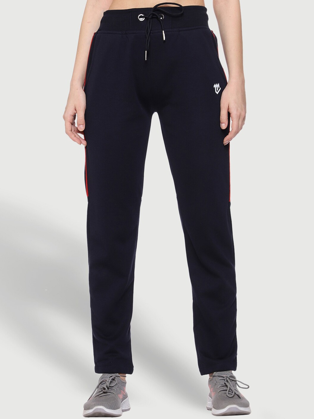 

Mark Leute Women Blue Solid Track Pants, Navy blue