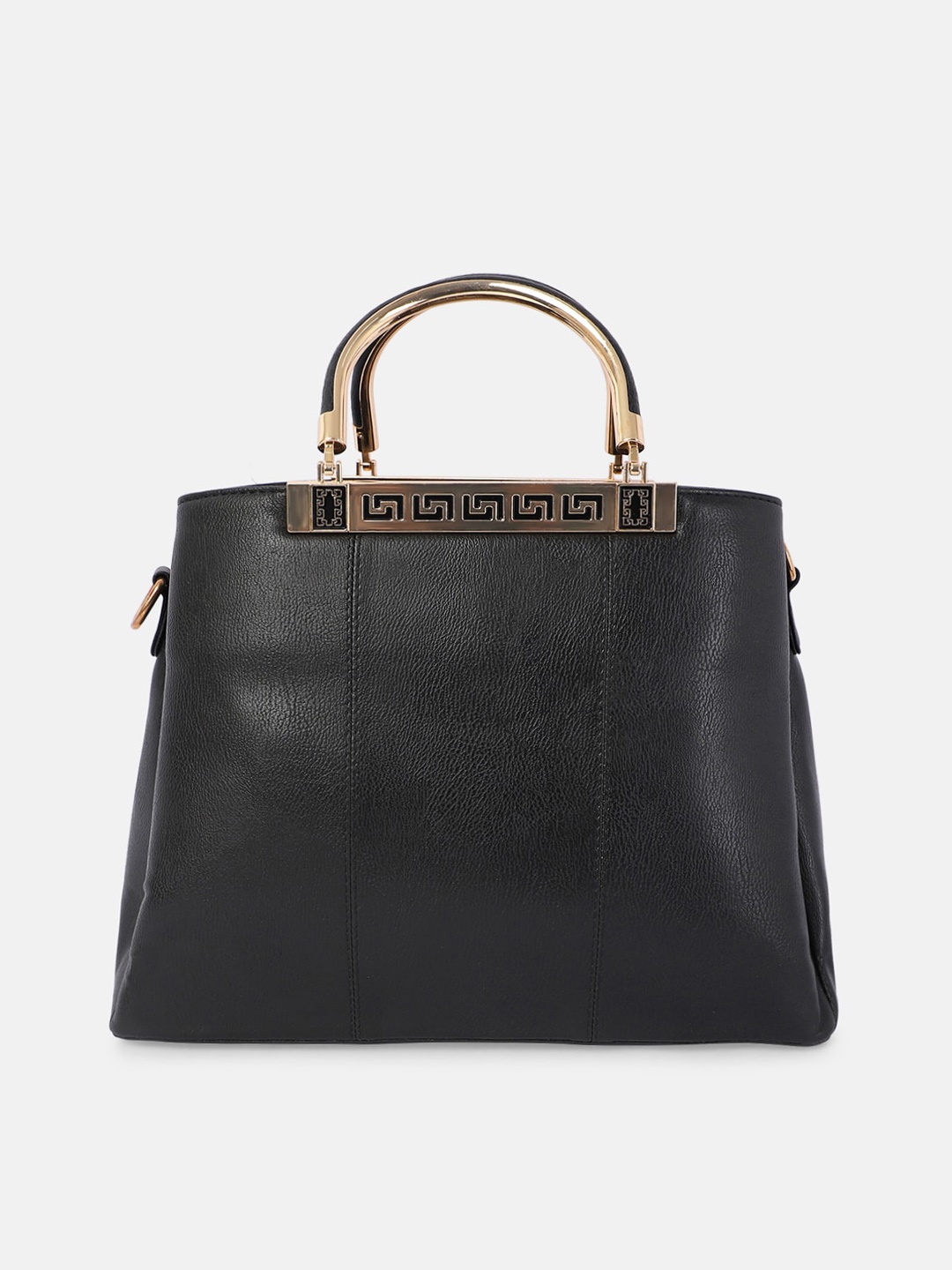 

Bagsy Malone Black PU Structured Handheld Bag