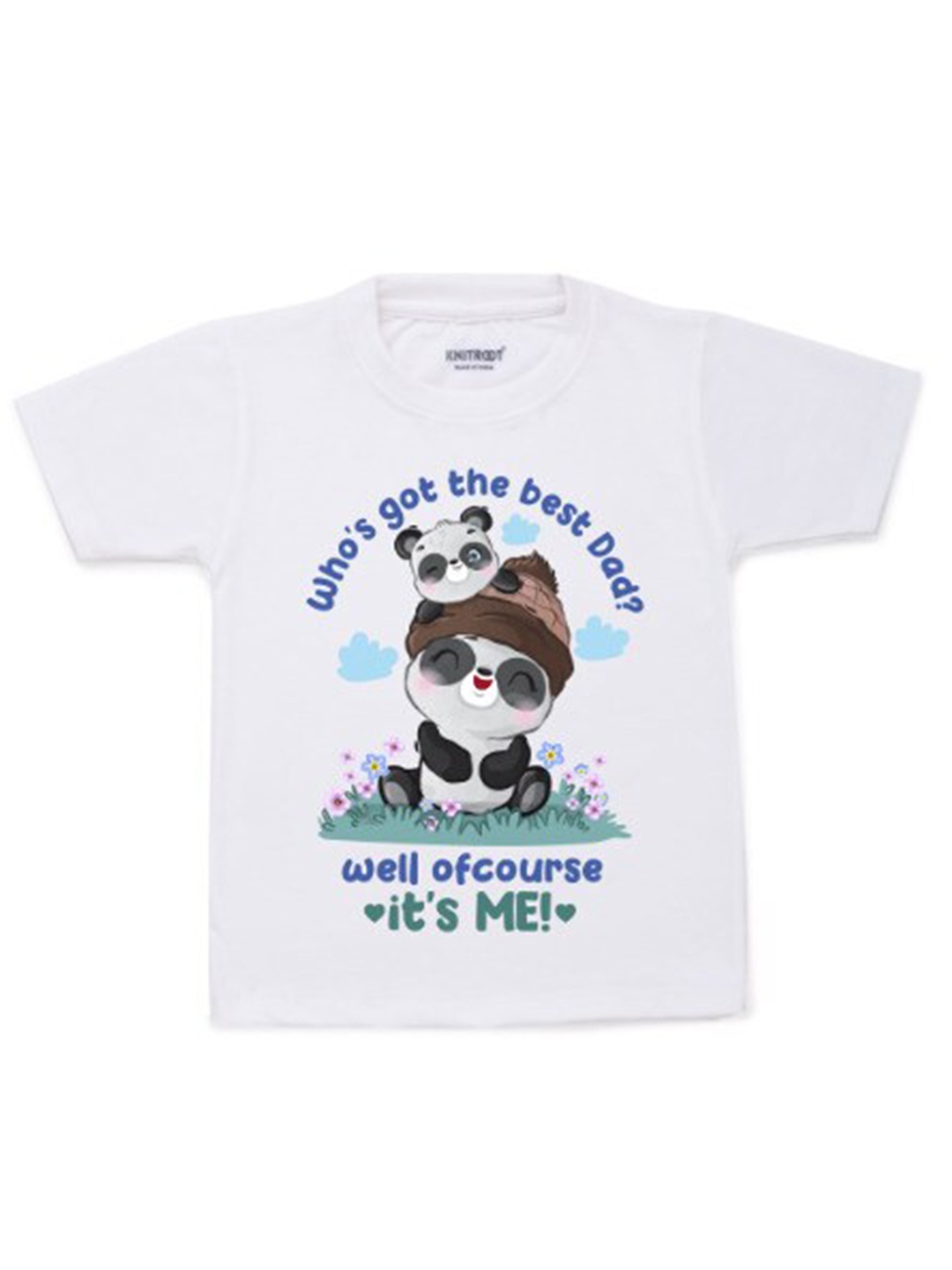 

KNITROOT Kids White Printed T-shirt