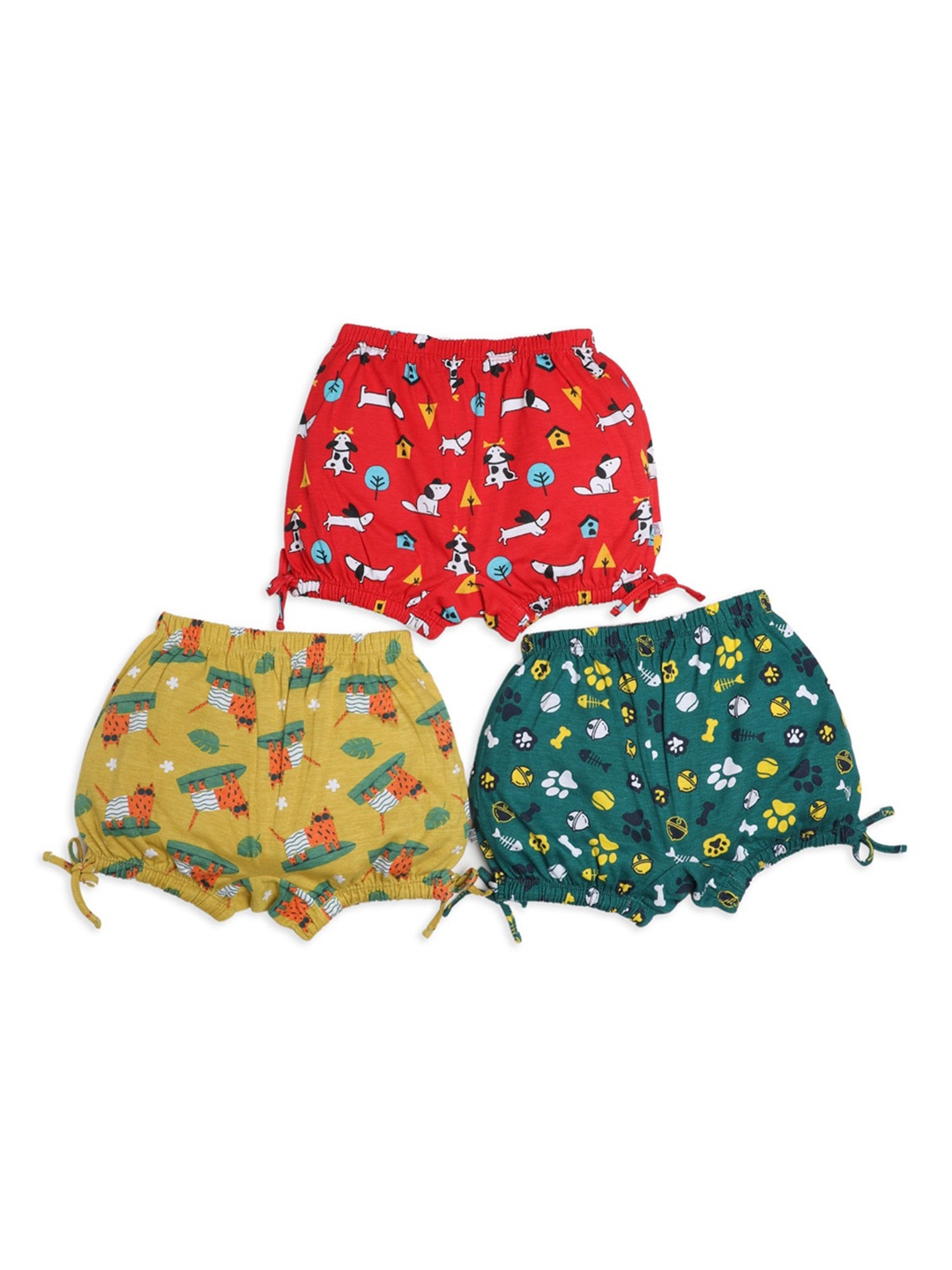 

SuperBottoms Kids Pack of 3 Printed Sustainable Briefs, Yellow