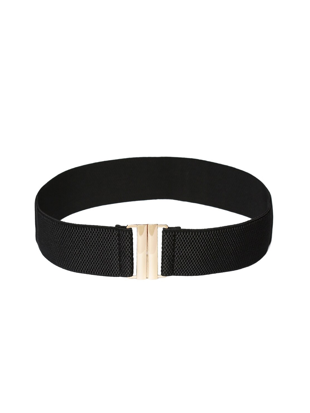 

CRUSSET Women Black Textured PU Belt