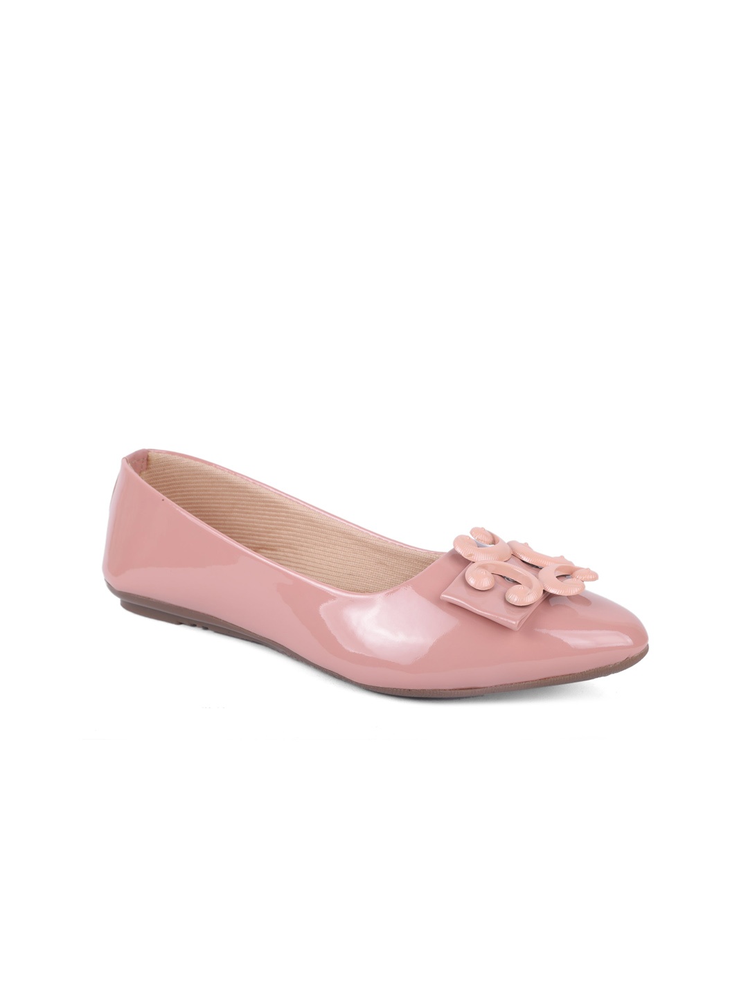 

FABBMATE Women Pink Ballerinas with Bows Flats