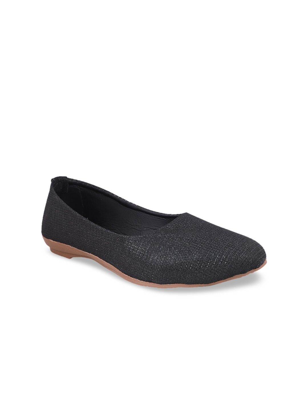 

FABBMATE Women Black Ballerinas