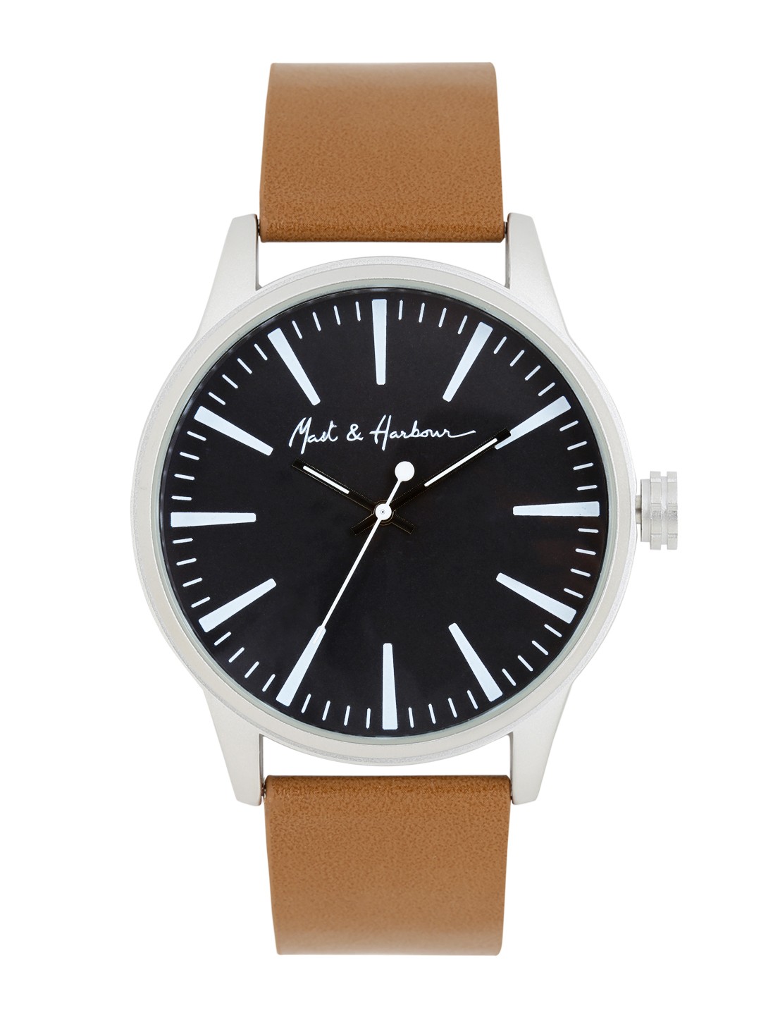 

Mast & Harbour Men Black Analogue Watch LW6147