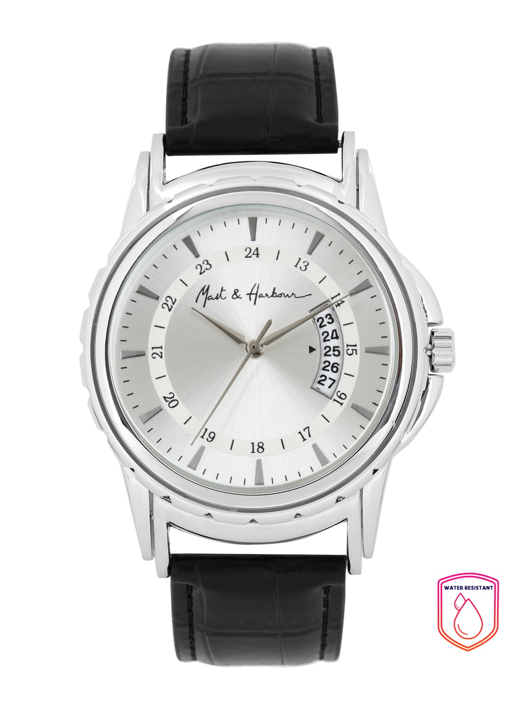 

Mast & Harbour Men Silver-Toned Analogue Watch LW3603