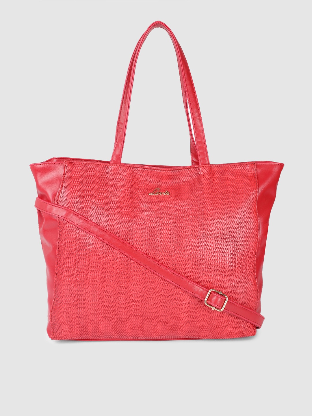 

Lavie Women Textured Shoulder Bag, Red