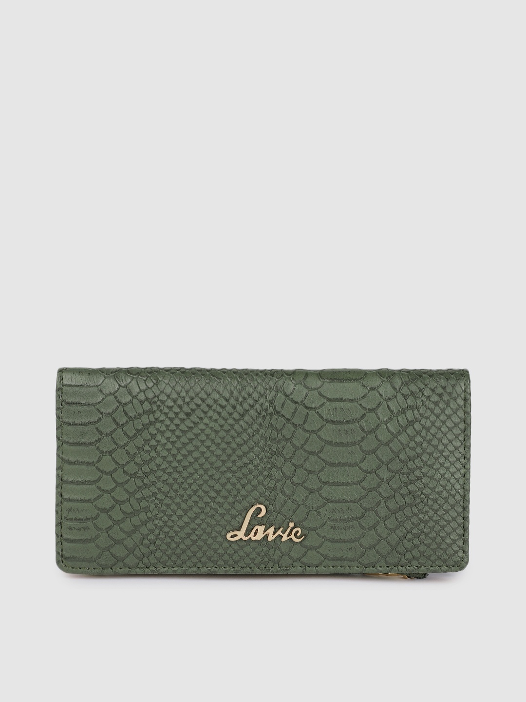 

Lavie Safain Pro Women Olive Large Two Fold Purse Wallet, Green