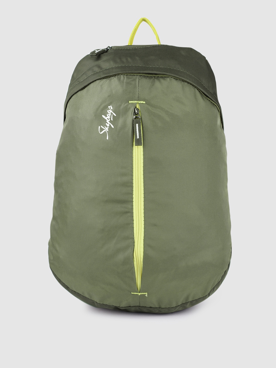 

Skybags Unisex Green Solid Backpack