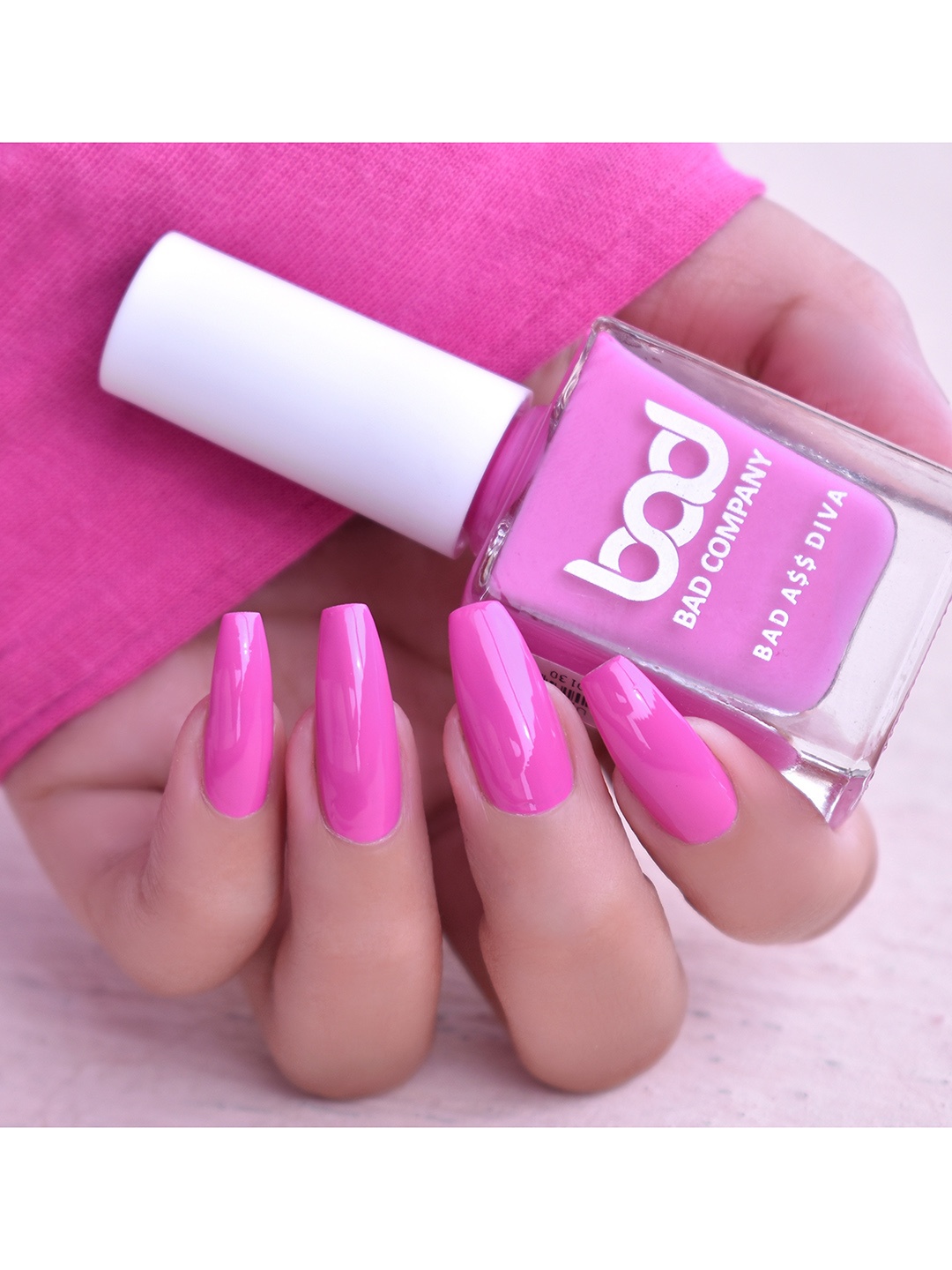 

BAD COMPANY Nail Lacquer - Won't Give Up-66, Pink