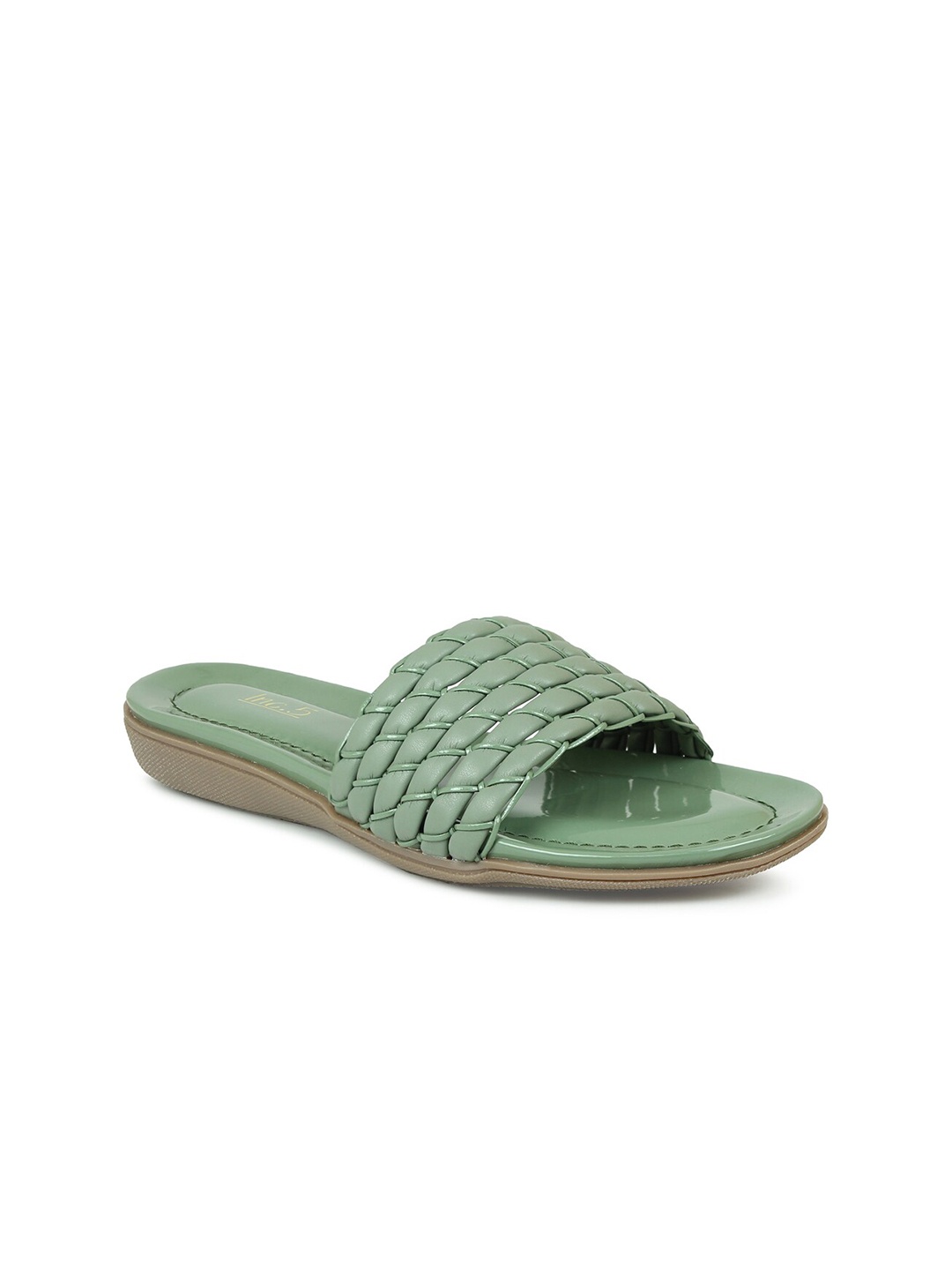 

Inc 5 Women Green Open Toe Flats