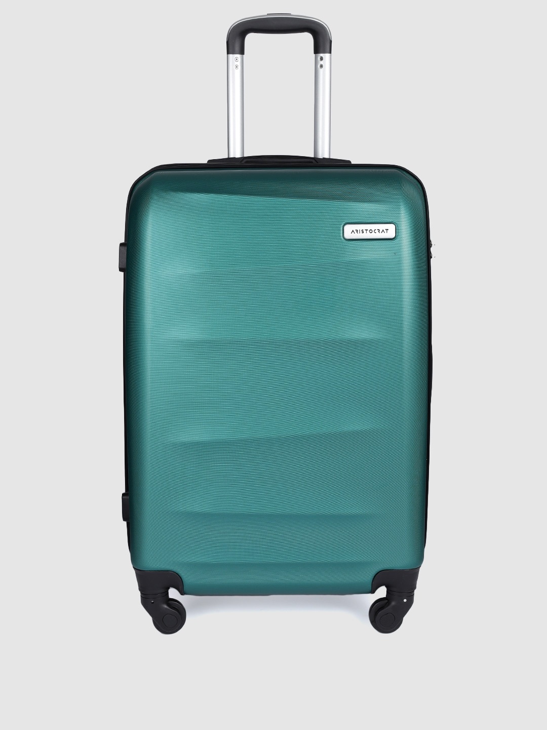 

Aristocrat Teal Green Soft 4 Wheels 360-Degree Rotation Hard Medium Trolley Bag