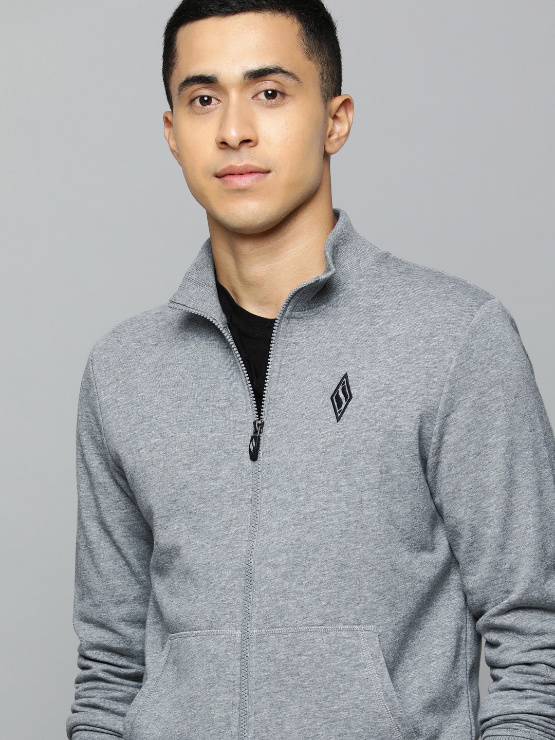 

Skechers Men Grey Tailored Jacket