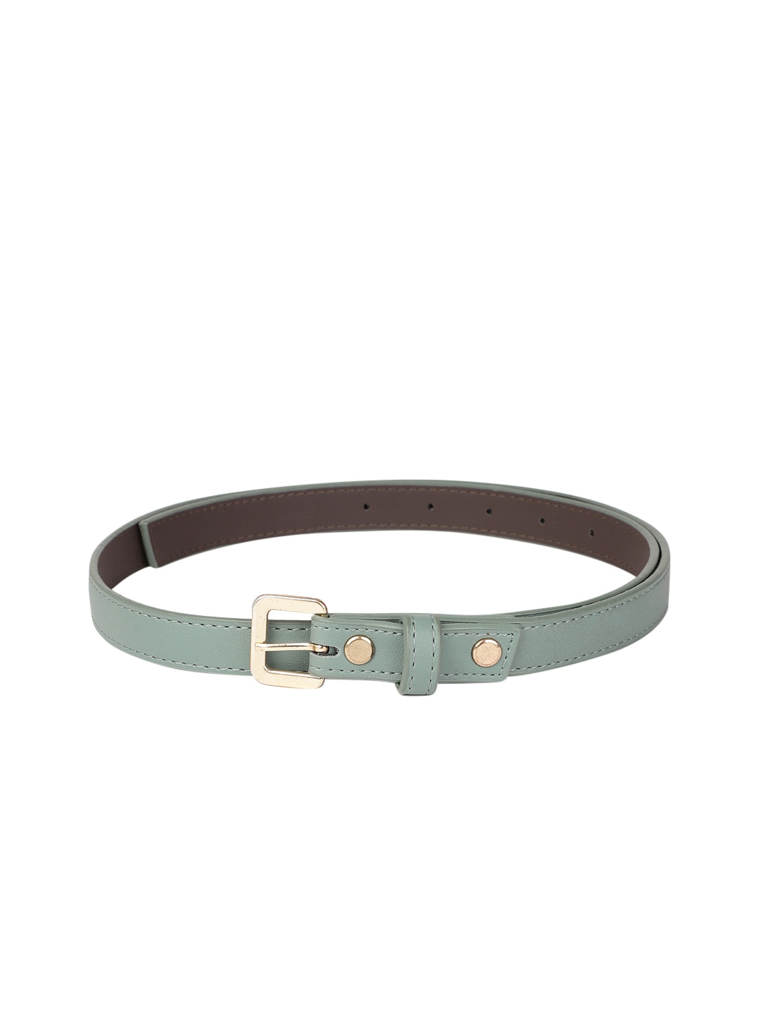

Baggit Women Light Blue Solid Slim Belt