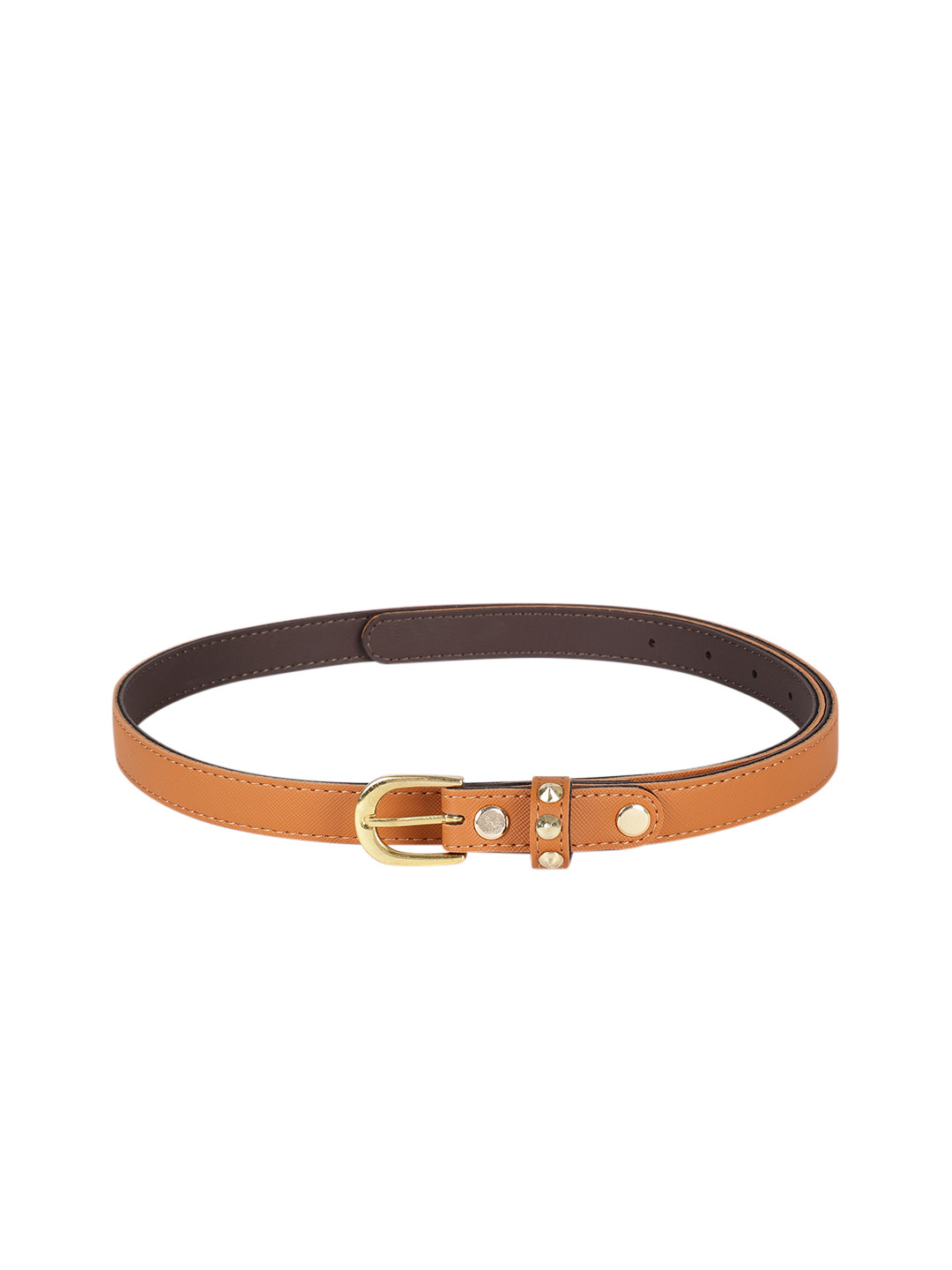 

Baggit Women Tan Brown Solid Slim Belt