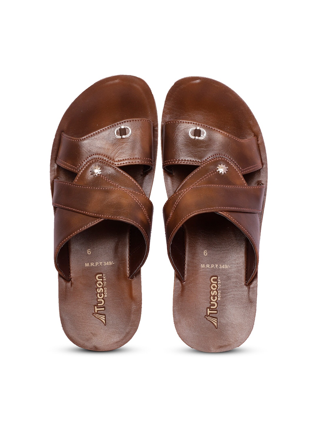 

Tucson Men Brown Comfort Sandals
