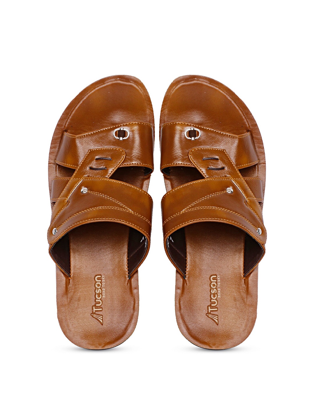 

Tucson Men Tan Rubber Slip-On