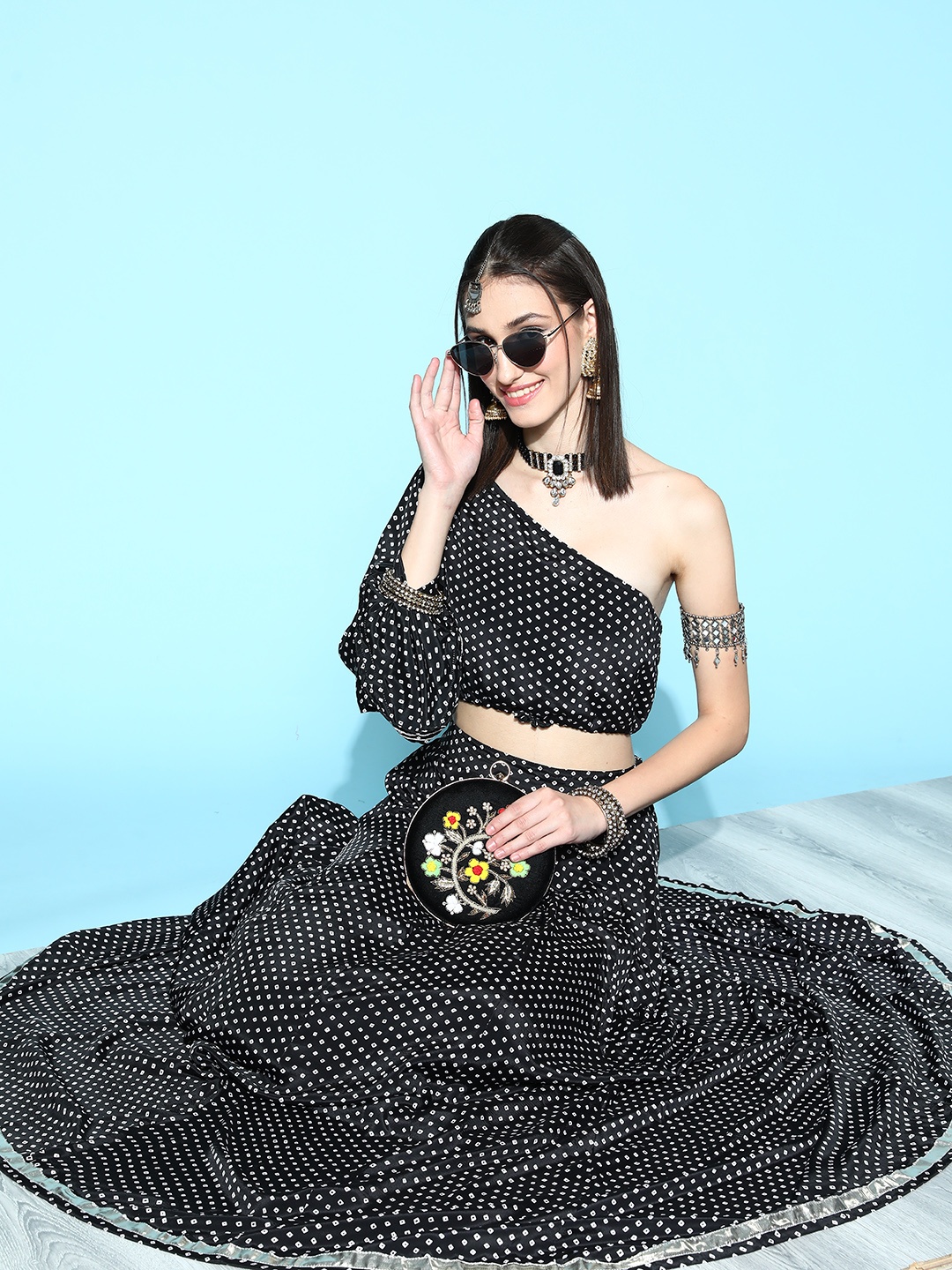 

Shae by SASSAFRAS Stunning Black Tie & Dye 2.0 Skirt