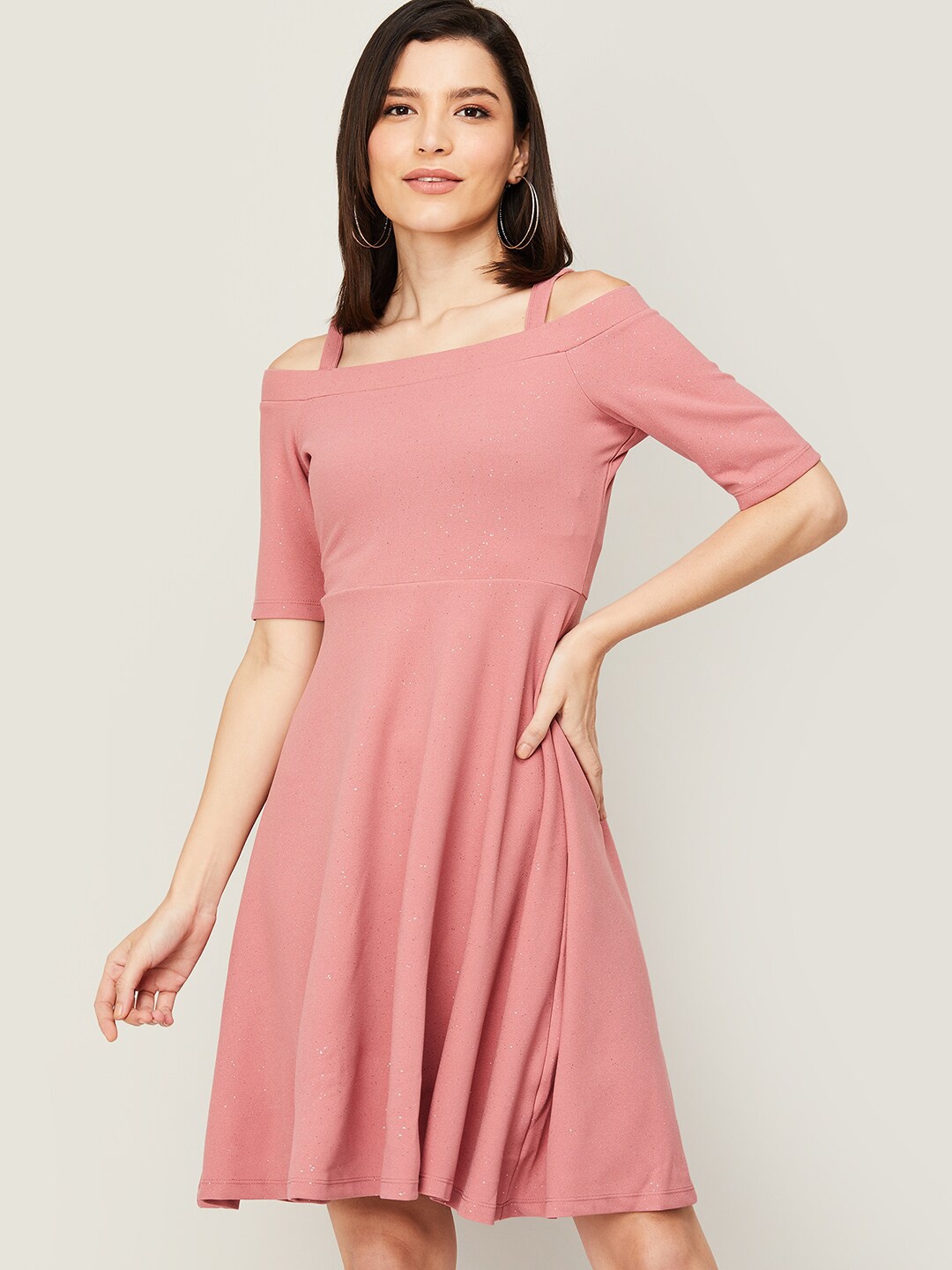 

CODE by Lifestyle Pink Fit & Flare Dress